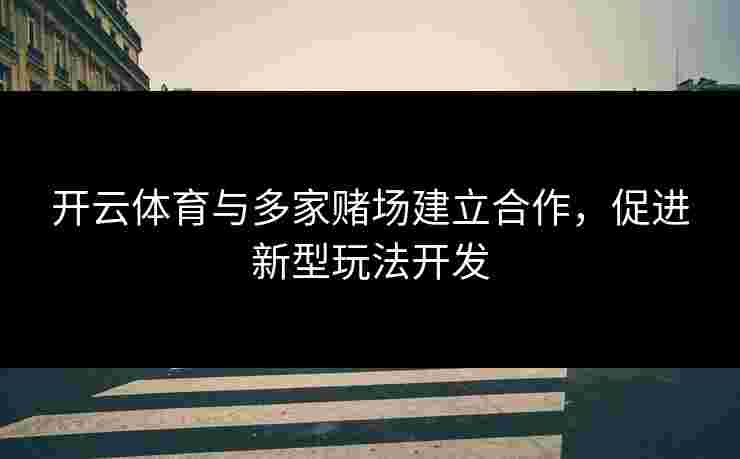 开云体育与多家赌场建立合作，促进新型玩法开发